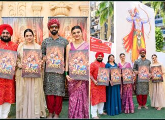 Actress Meera Raaj and Singer-Composer Shashi Add Star Power to the Grand Launch of Ganpati Song ‘Lambodar’ at Andhericha Raja